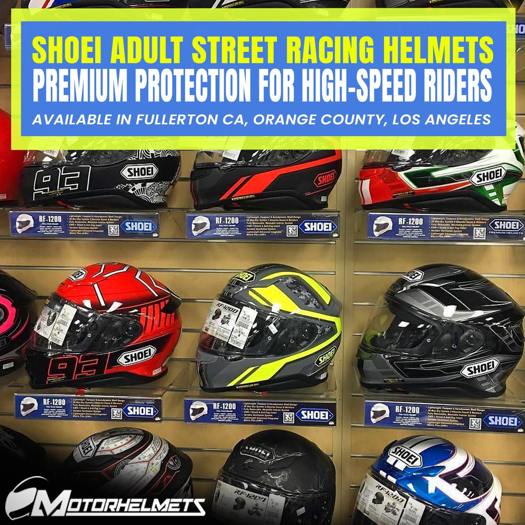 Street Rider Helmet Gear Up with Shoei Adult Racing Helmets – Available Now for Pickup ...