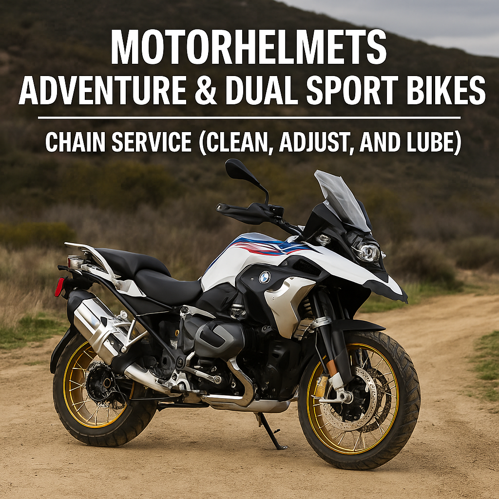 Gs Chain Plc BMW GS Chain Service – Clean, Adjust & Lube | OC and LA | Motorhelmets ...