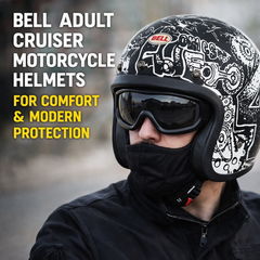 Bell Adult Cruiser Motorcycle Helmets for Comfort & Modern Protection | Available Now in Fullerton, Orange County & Los Angeles