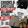 Crooks & Castles Streetwear & Billabong Apparel On Sale in Fullerton, Orange County & Los Angeles | In-Store Pick-Up Available