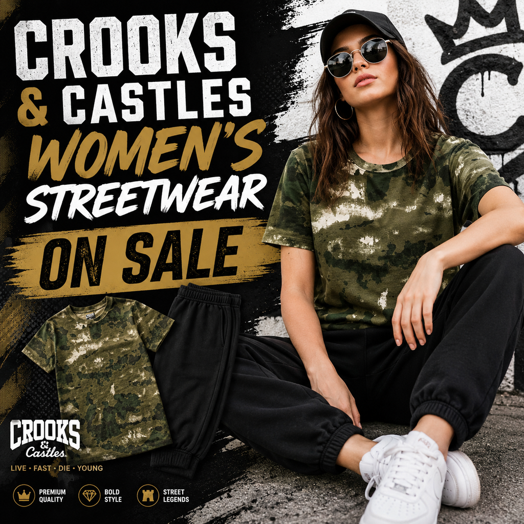 Crooks & Castles Women's Streetwear On Sale in Fullerton, Orange County & Los Angeles | In-Store Pick-Up Available