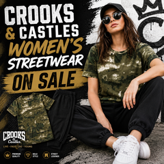 Crooks & Castles Women's Streetwear On Sale in Fullerton, Orange County & Los Angeles | In-Store Pick-Up Available