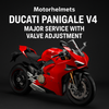 Ducati Panigale V4 Major Service with Valve Adjustment in Fullerton, Orange County & Los Angeles | Motorhelmets