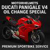 Ducati Panigale V4 Oil Change Special – Premium Sportbike Service in Fullerton, Orange County & Los Angeles | Motorhelmets