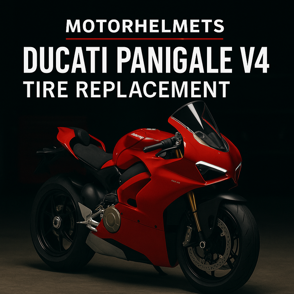 Ducati Panigale V4 Tire Replacement in Fullerton, Orange County & Los Angeles | Motorhelmets