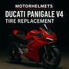 Ducati Panigale V4 Tire Replacement in Fullerton, Orange County & Los Angeles | Motorhelmets