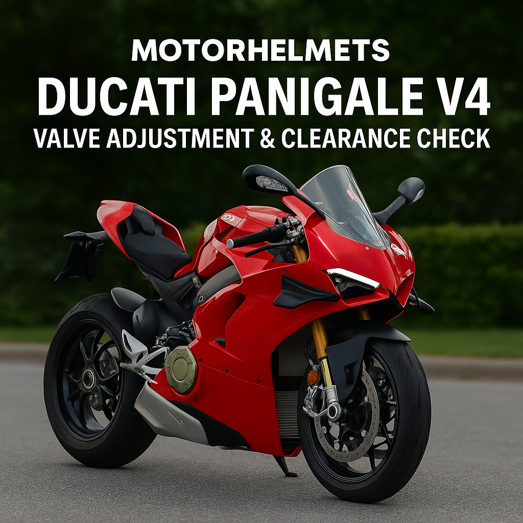 Ducati Panigale V4 Valve Adjustment & Clearance Check in Fullerton, Orange County & Los Angeles | Motorhelmets