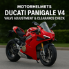 Ducati Panigale V4 Valve Adjustment & Clearance Check in Fullerton, Orange County & Los Angeles | Motorhelmets
