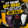 Fly Racing Off-Road Socks, Jerseys, Shirts & Adult Bags On Sale in Fullerton, Orange County & Los Angeles | In-Store Pick-Up Available