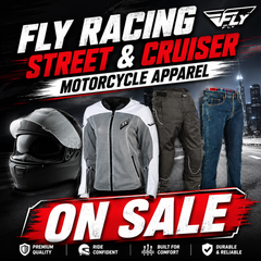 Fly Racing Street & Cruiser Motorcycle Apparel On Sale in Fullerton, Orange County & Los Angeles | In-Store Pick-Up Available