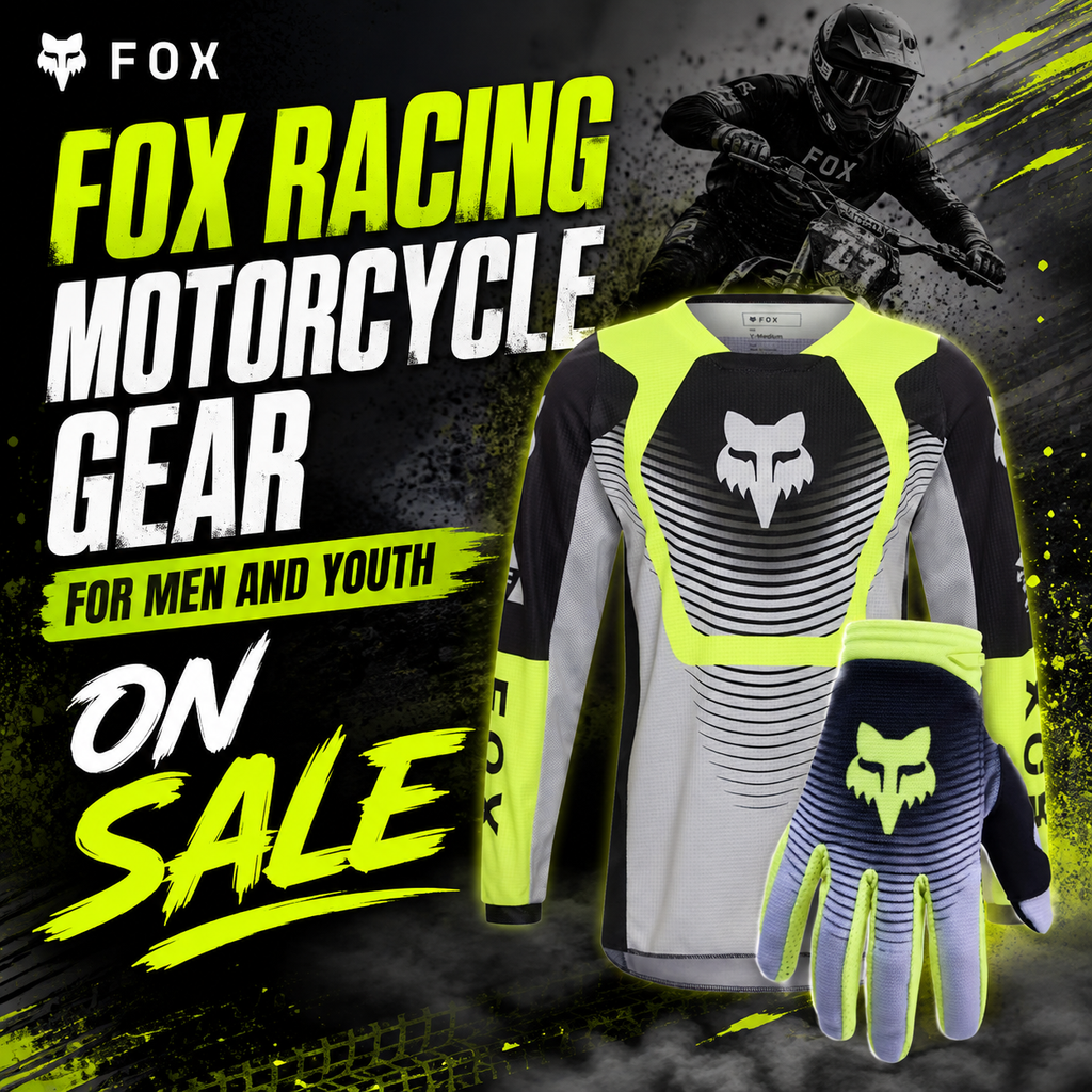 Fox Racing Motorcycle Gear for Men and Youth On Sale in Fullerton, Orange County & Los Angeles | In-Store Pick-Up Available