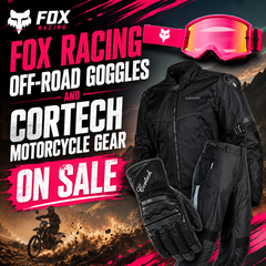 Fox Racing Off-Road Goggles and Cortech Motorcycle Gear On Sale in Fullerton, Orange County & Los Angeles | In-Store Pick-Up Available