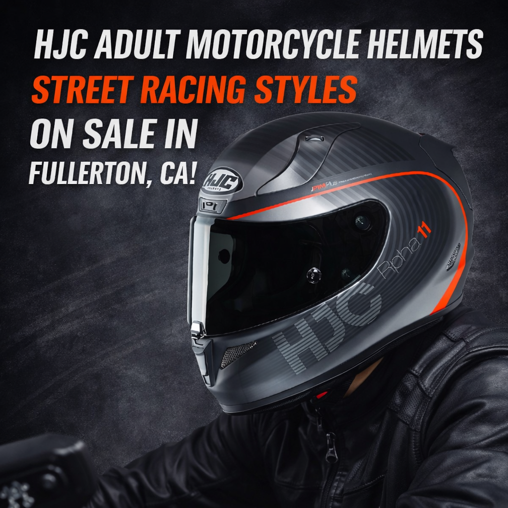 HJC Adult Motorcycle Helmets – Street Racing Styles On Sale in Fullerton, Orange County & Los Angeles | In-Store Pick-Up Available