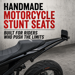 Handmade Motorcycle Stunt Seats Built for Riders Who Push the Limits