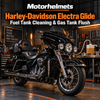Harley-Davidson Electra Glide Fuel Tank Cleaning & Gas Tank Flush in Fullerton, Orange County & Los Angeles | Motorhelmets