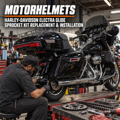 Harley-Davidson Electra Glide Sprocket Kit Replacement & Installation in Fullerton, Orange County & Los Angeles | Motorhelmets