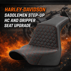 Harley-Davidson Saddlemen Step-Up HC and Gripper Seat Upgrade | Available Now in Fullerton, Orange County & Los Angeles