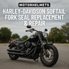 Harley-Davidson Softail Fork Seal Replacement & Repair - Motorcycle Service in Fullerton, Orange County & Los Angeles | Motorhelmets