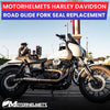Harley Davidson Motorcycle Repair Road Glide Fork Seal Replacement Services in Orange County Los Angeles California / Motorhelmets