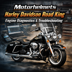Harley Davidson Road King Engine Diagnostics & Troubleshooting in Fullerton, Orange County & Los Angeles | Motorhelmets