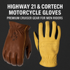 Highway 21 & Cortech Motorcycle Gloves – Premium Cruiser Gear for Men Riders - Available Now in Fullerton, Orange County & Los Angeles