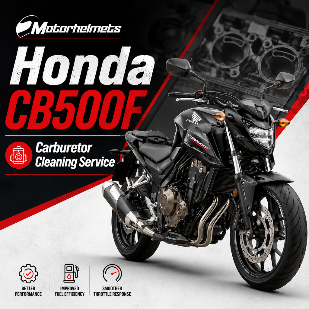 Honda CB500F Carburetor Cleaning Service in Fullerton, Orange County & Los Angeles | Motorhelmets