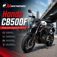 Honda CB500F Motorcycle Diagnostic Service in Fullerton, Orange County & Los Angeles | Motorhelmets