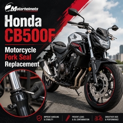 Honda CB500F Motorcycle Fork Seal Replacement in Fullerton, Orange County & Los Angeles | Motorhelmets