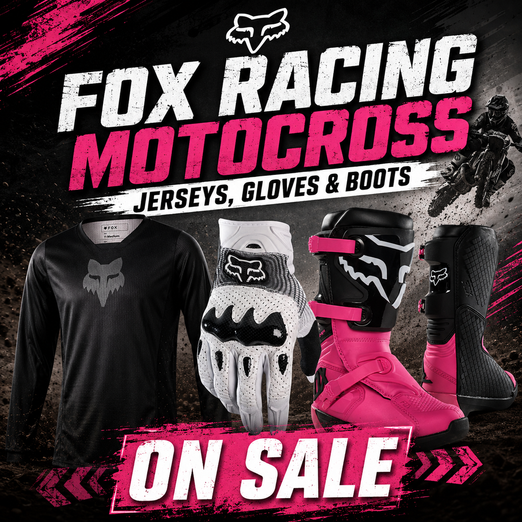 Fox Racing Motocross Jerseys, Gloves & Boots On Sale in Fullerton, Orange County & Los Angeles | In-Store Pick-Up Available