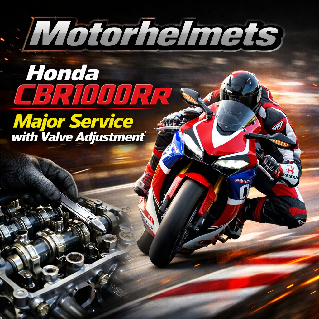 Honda CBR1000RR Major Service with Valve Adjustment in Fullerton, Orange County & Los Angeles | Motorhelmets