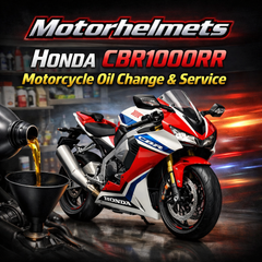 Honda CBR1000RR Motorcycle Oil Change & Service in Fullerton, Orange County & Los Angeles | Motorhelmets