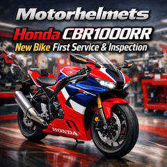 Honda CBR1000RR New Bike First Service & Inspection in Fullerton, Orange County & Los Angeles | Motorhelmets