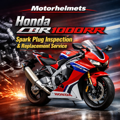Honda CBR1000RR Spark Plug Inspection & Replacement Service in Fullerton, Orange County & Los Angeles | Motorhelmets