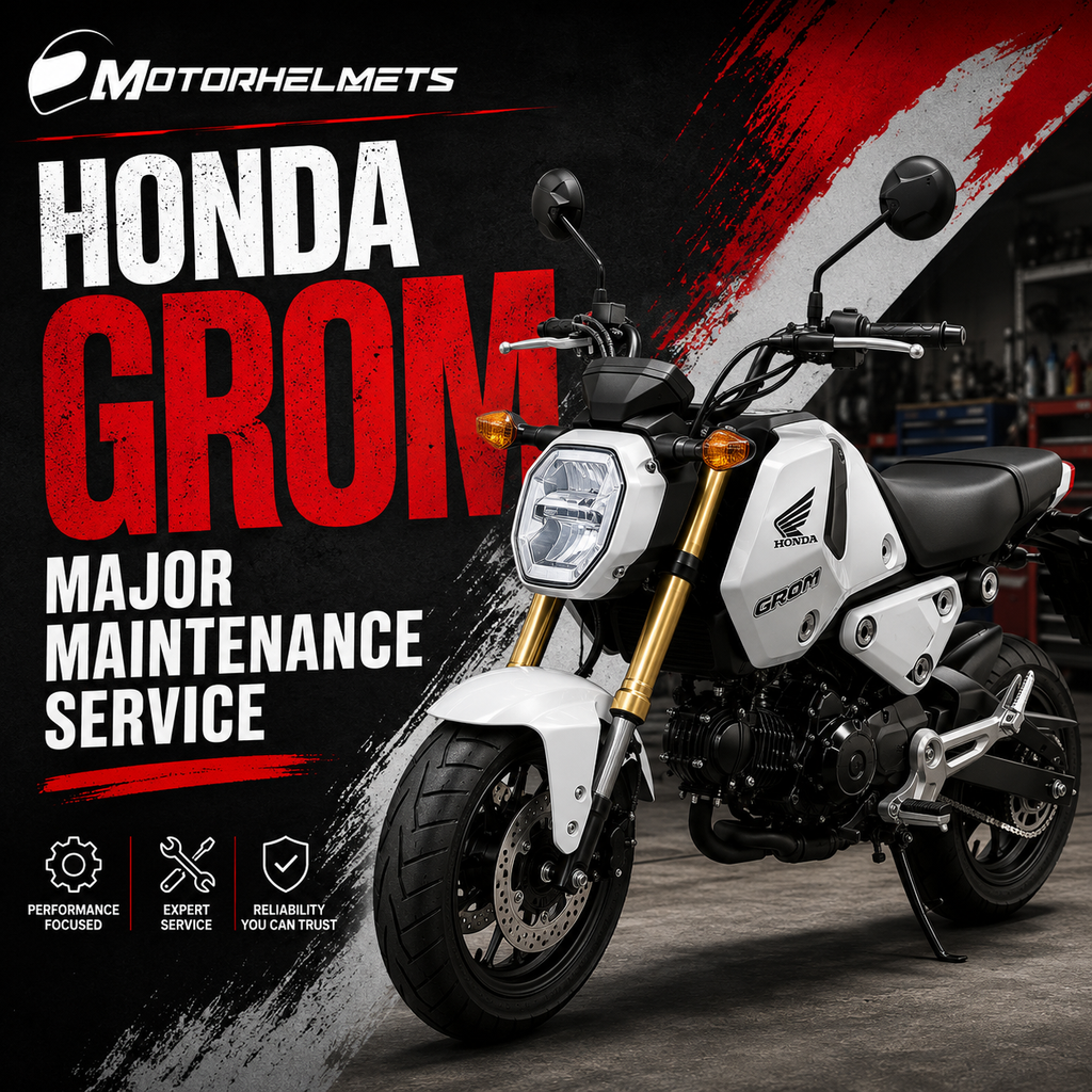 Honda Grom Major Maintenance Service in Fullerton, Orange County & Los Angeles | Motorhelmets