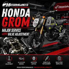 Honda Grom Major Motorcycle Service with Valve Adjustment in Fullerton, Orange County & Los Angeles | Motorhelmets