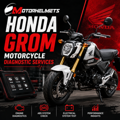 Honda Grom Motorcycle Diagnostic Services in Fullerton, Orange County & Los Angeles | Motorhelmets