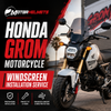 Honda Grom Motorcycle Windscreen Installation Service in Fullerton, Orange County & Los Angeles | Motorhelmets