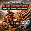 KTM Motocross Brake Line Upgrade & Installation in Fullerton, Orange County & Los Angeles | Motorhelmets