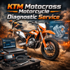 KTM Motocross Motorcycle Diagnostic Service in Fullerton, Orange County & Los Angeles | Motorhelmets