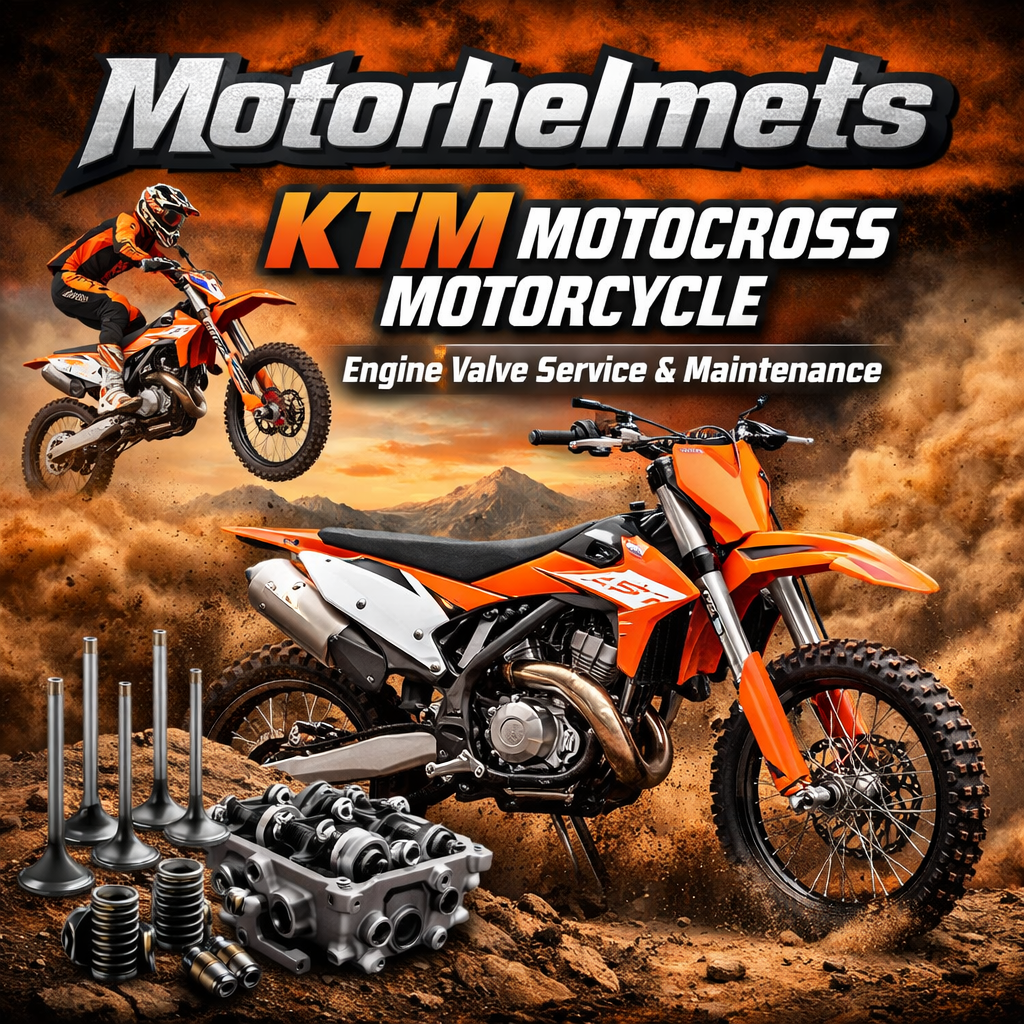 KTM Motocross Motorcycle Engine Valve Service & Maintenance in Fullerton, Orange County & Los Angeles | Motorhelmets