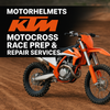 KTM Motocross Race Prep & Repair Services in Orange County & Los Angeles / Motorhelmets