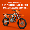 KTM Motorcycle Repair Brake Bleeding Services in Orange County & Los Angeles / Motorhelmets