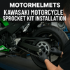 Kawasaki Motorcycle Sprocket Kit Installation – Expert Service in Fullerton, Orange County & Los Angeles | Motorhelmets