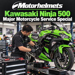 Kawasaki Ninja 500 Major Motorcycle Service Special in Fullerton, Orange County & Los Angeles | Motorhelmets