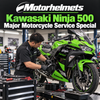 Kawasaki Ninja 500 Major Motorcycle Service Special in Fullerton, Orange County & Los Angeles | Motorhelmets