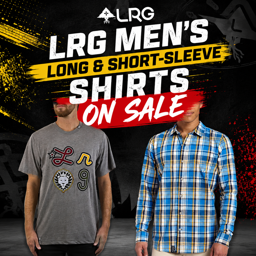 LRG Men's Long & Short-Sleeve Shirts On Sale in Fullerton, Orange County & Los Angeles | In-Store Pick-Up Available