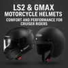 LS2 & GMAX Motorcycle Helmets – Comfort and Performance for Cruiser Riders | Available Now in Fullerton, Orange County & Los Angeles