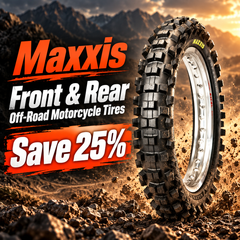 Maxxis Front & Rear Off-Road Motorcycle Tires – Save 25% in Fullerton, Orange County & Los Angeles | Motorhelmets