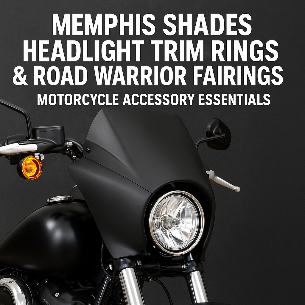 Motor Shading Rings Cruiser Upgrades by Memphis Shades – Road Warrior Fairing & Trim Rings ...