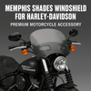 Memphis Shades Windshield for Harley-Davidson – Premium Motorcycle Accessory – Available Now for Store Pickup in Fullerton, Orange County & Los Angeles